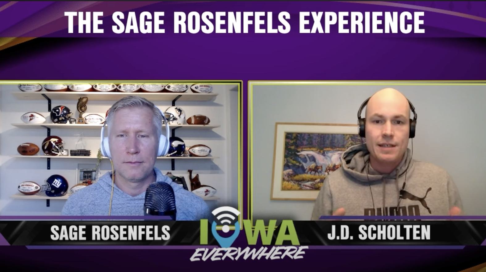 The Sage Rosenfels Experience feat. J.D. Scholten: J.D.’s athletic career, politics & MLB blackouts